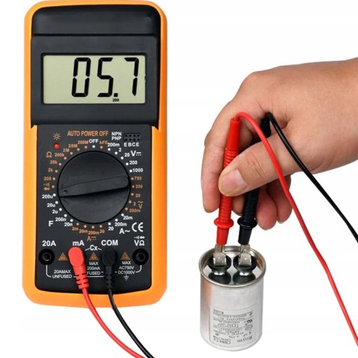 PROFESIONÁLNY MERAČ PRÚDU, LCD MULTIMETER
