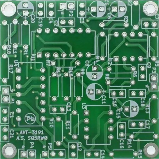 Modulárny posluchový prijímač Dosia - Mixér so zosilňovačmi, AVT3191 PCB