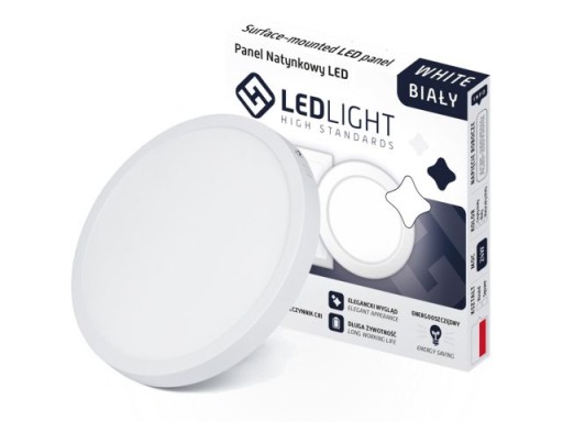 POVRCHOVÝ LED PANEL, NEBLIKAJÚCI, CCD NEUTRÁLNY, 12W