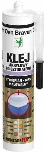 DEN BRAVEN Akrylové lepidlo na štuky 300ML