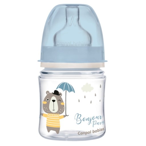 CANPOL Široká antikoliková fľaša 120 ml EasyStart