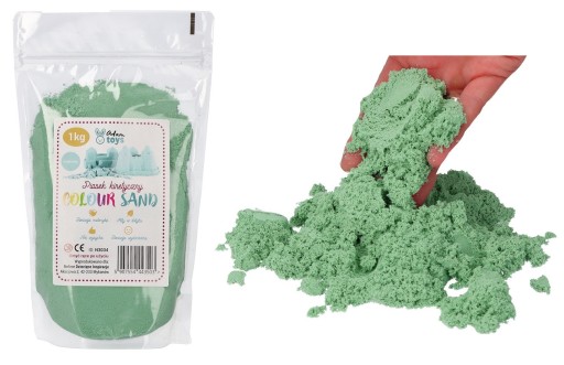 Kinetický piesok pre deti 1kg Mint na hranie