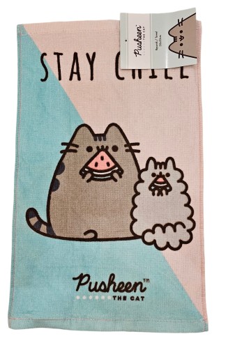 PUSHEEN Bavlnený detský uterák CAT 30 x 50 cm Tvár