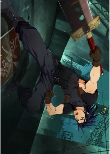 Plagát Anime Manga Final Fantasy VII ff7_056 A3