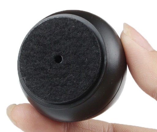 Ochranné poťahy na nohy stoličky zo silikónovej plsti ČIERNA 25-29 mm x4