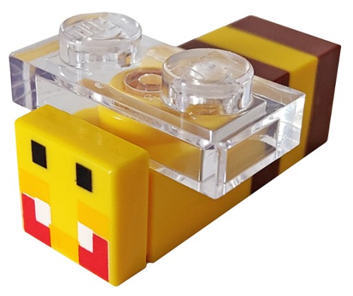 LEGO minebee01 Minecraft Angry Bee (1g)