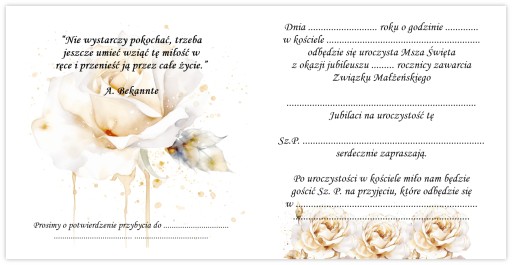 POZVÁNKY NA 50. VÝROČIE SVADBY ZLATÉ VÝROČIE + OMŠOVÉ VÝROČIE SVADBY + OBÁLKA