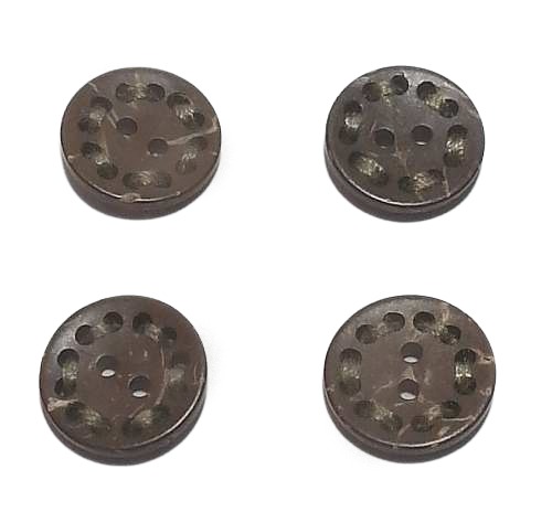 Ozdobný drevený gombík 15mm C2466/24