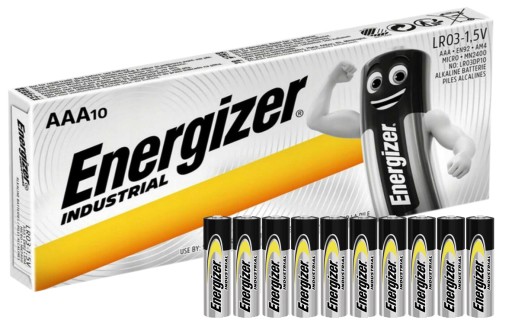 ENERGIZER INDUSTRIAL AAA LR03 ALKAICKÉ BATÉRIE 10 ks