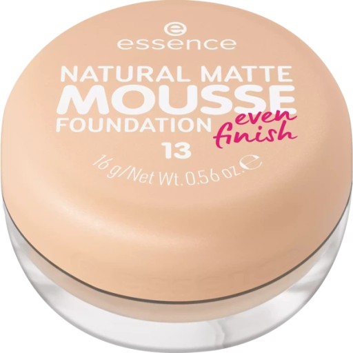 ESSENCE Natural Matte Mousse Foundation make-up na tvár v pene 13 16g