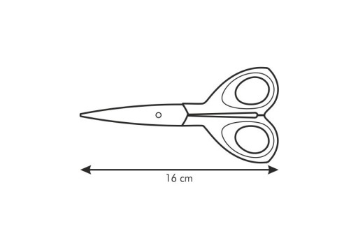 DOMÁCE KUCHYNSKÉ NOŽNICE UNIVERZÁLNE TESCOMA 16cm