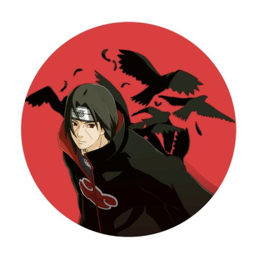 Anime odznak Naruto Itachi 58 mm