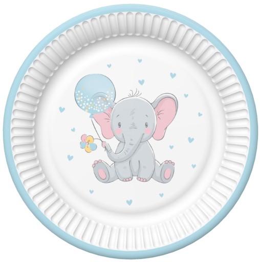 Narodeninová súprava Taniere, šálky, Elephant Boy, 16x