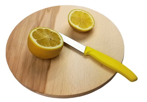 Veľká doska na krájanie, okrúhly drevený podnos, 25 cm, masívne bukové drevo