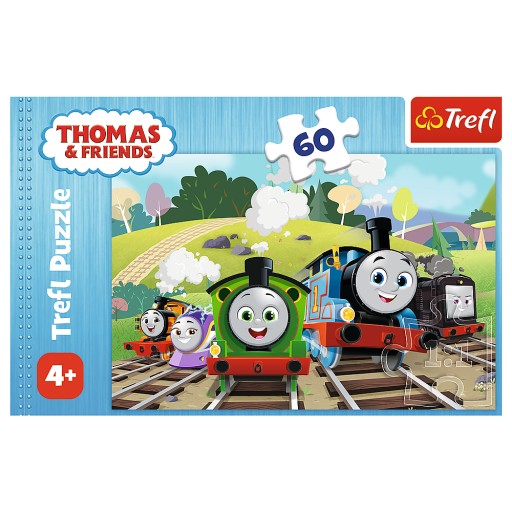 PUZZLE 60 PUZZZLE PRE DETI THOMAS A PRIATELIA THOMAS TRAIN 4+ CUBE