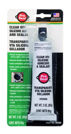 PRO SEAL Transparentný silikónový tmel 85G