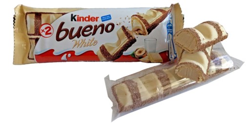 Kinder Bueno White oblátky 1ks x 39g biela tyčinka Ferrero pre deti