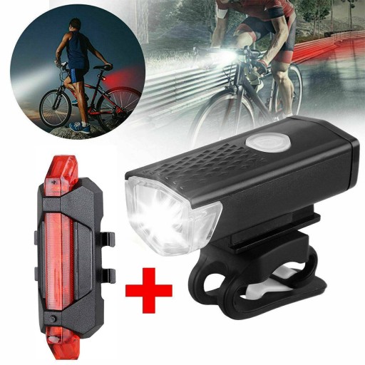 SADA SVIETIDIEL SÚPRAVA SVIETIDIEL NA BICYKEL PREDNÁ ZADNÁ LED SADA NA BICYKEL SILNÁ