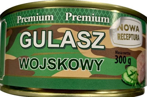 VOJENSKÝ DUŠENÝ BRAVČOVÝ, konzerva EvraMeat 300g