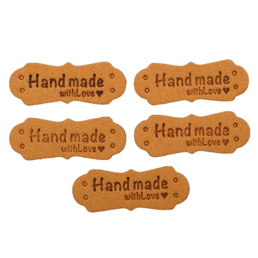 Štítok HAND MADE camel musí mať 2445