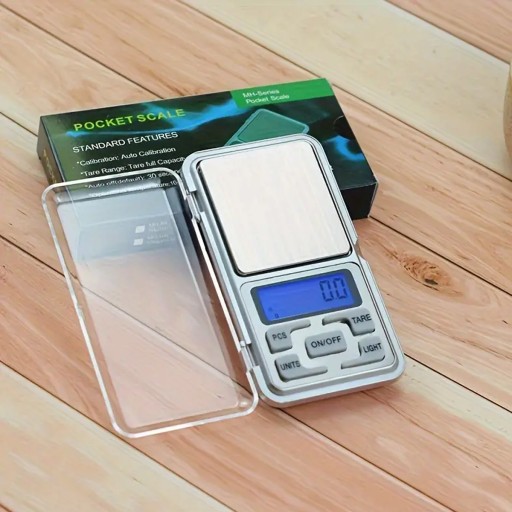 VÁHA NA VRECKU NA ŠPERKY 0,01g - 500g PRESNÁ ELEKTRONIKA + BATÉRIE