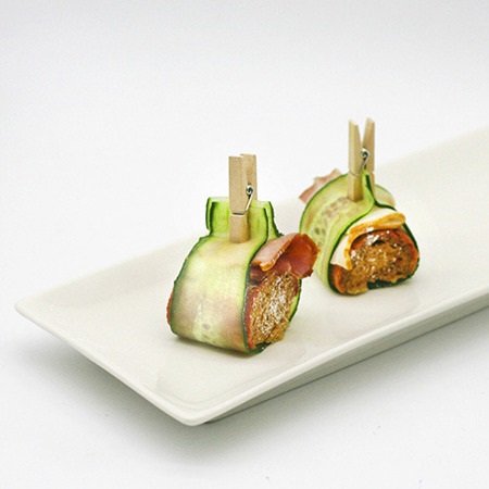 Mini fingerfood príchytky na občerstvenie 3,5 cm 100 ks