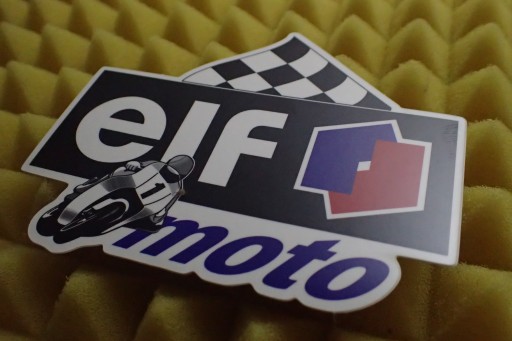 NÁLEPKA ELF MOTO NÁLEPKA 10,2 x 8,5 cm