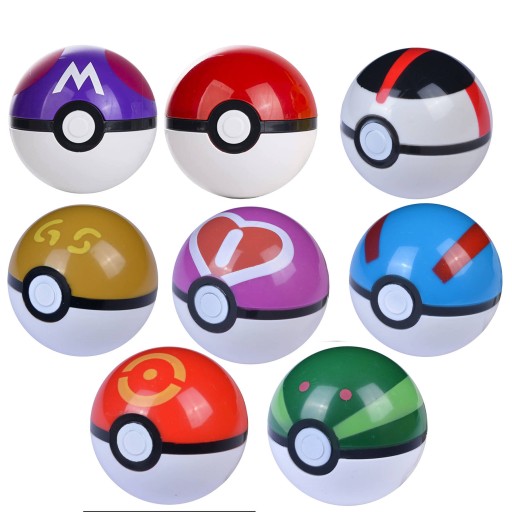 Pokemon Pokeball Set + Figúrka Rôzne typy Prekvapenie pre deti