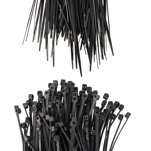 100x sťahovacie pásky Káblové pásky Zipsy 2,5 x 160 mm Silné UV sťahovacie pásky