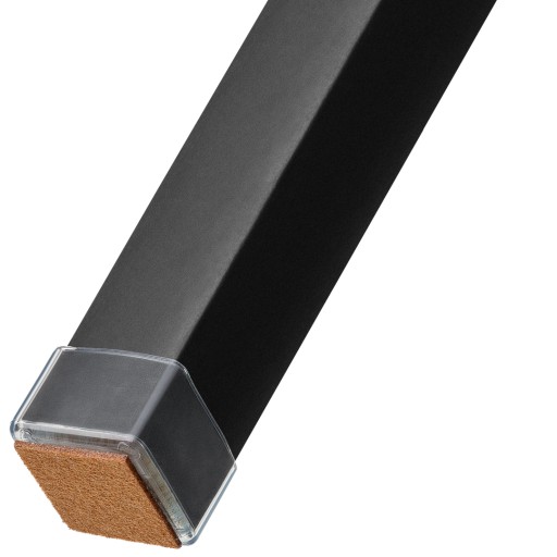 Plstené poťahy na nohy štvorcovej stoličky 38x38mm