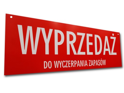 INFORMAČNÁ PREDAJNÁ TABUĽA 24x69CM SIGN
