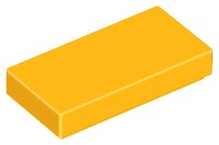 LEGO TILE 3069b DLAŽBA 1x2 svetlooranžová NOVINKA (1g)