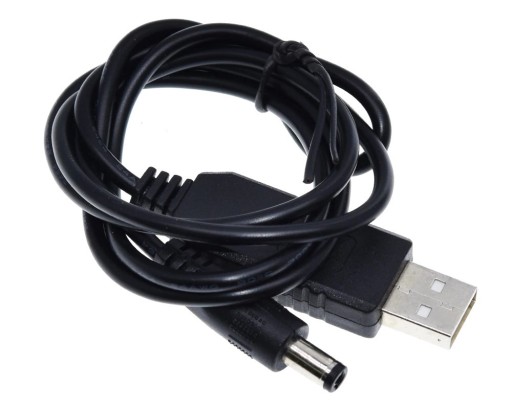 514 USB kábel s prevodníkom 9V 1A DC 5.5/2.1