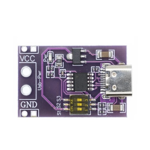 Testovací modul rýchleho nabíjania QC/PD USB-C 5V, 9V, 12V, 15V, 20V