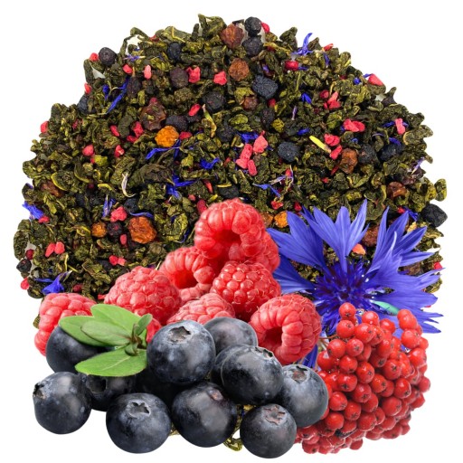 Čaj OOLONG FOREST BERRY 50g lyofilizované maliny lesné ovocie oolong