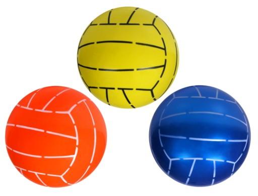 GUMOVÁ LOPTA mix FARIEB 22cm stredná veľkosť ARTICLE loptičky pre DETI hračky