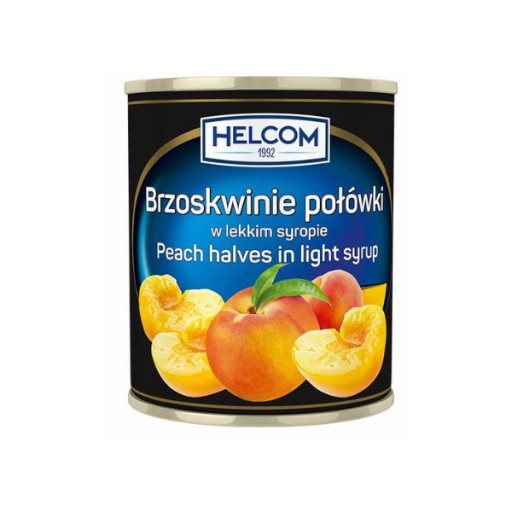 Helcom Peaches v sirupe, 850 ml