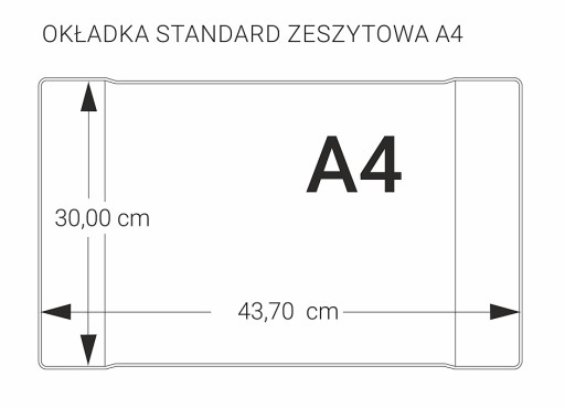 OBAL NA ZÁPISNÍK A4 - BIURFOL - Číry krištáľ - 1KS.