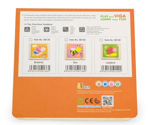 Viga 50140 Puzzle na podložke - lienka