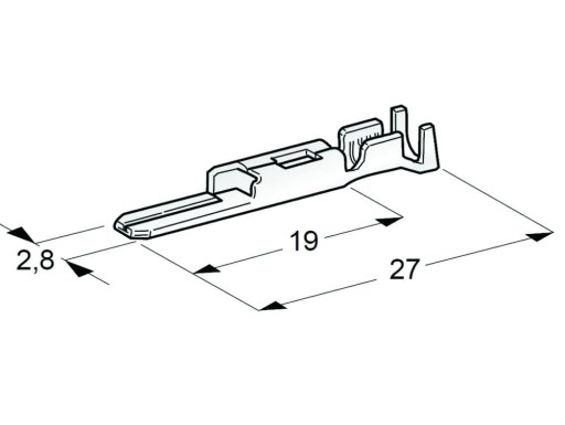 JT M2.8 konektory /10ks/ (Mark II)