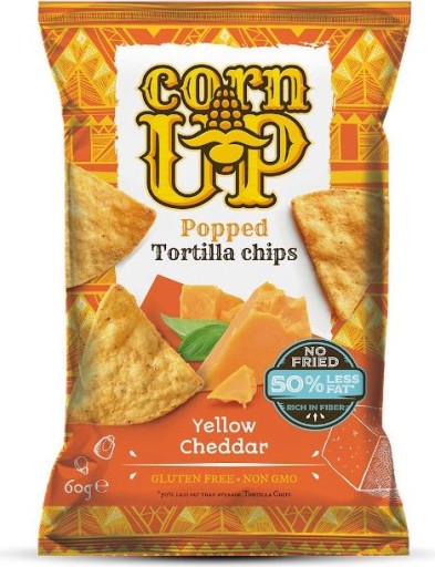 Vafle CORN CHIPS tortilla CHEDDAR SYR 60g