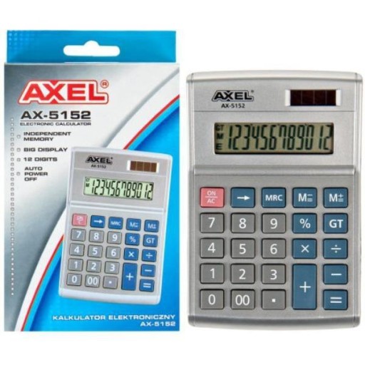 AXEL CALCULATOR Školská kancelária AX-5152