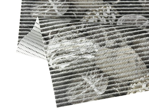 Koupelnová predložka na meter Protišmykový koberček Šedé kamene 10x65 cm