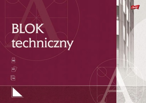 Technický blok A3 biely UNIPAP