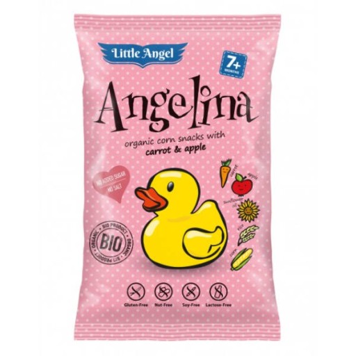 Bezlepkové kukuričné chrumky Mini Angelina BI