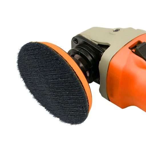 KOTÚČ NA BRÚSNY PAPIER S KOTÚČOM NA VELCRO 125MM, VŔTAČKA, BRÚSKA + ADAPTÉR