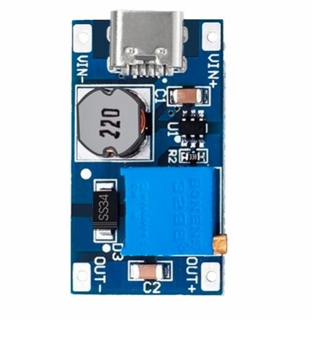 Step-up prevodník MT3608 USB-C 5-28V 2A