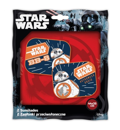BOČNÉ KRYTY 2 KS 44*35CM STAR WARS BB8