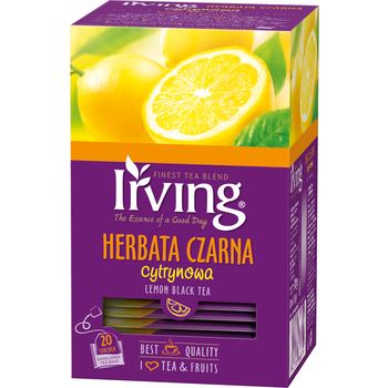 1x 30g IRVING Citrónový čierny čaj (20x1,5g)