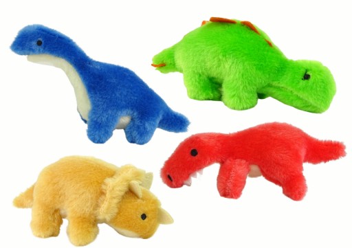 Mini plyšové zviera Dinosaurus 4 druhov